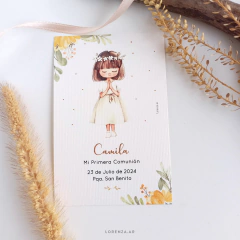 ESTAMPITA COMUNIÓN MODELO CAMILA