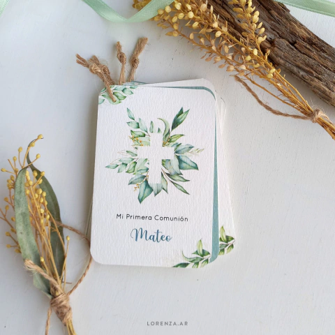 ESTAMPITA COMUNIÓN O CONFIRMACIÓN LIBRITO MODELO MATEO L - comprar online