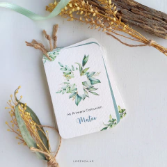 ESTAMPITA COMUNIÓN O CONFIRMACIÓN LIBRITO MODELO MATEO L - tienda online