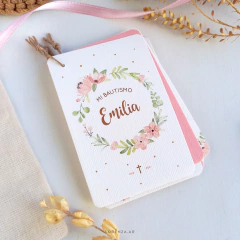 ESTAMPITA BAUTISMO LIBRITO MODELO EMILIA