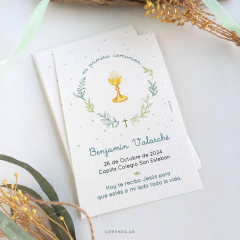 ESTAMPITA COMUNIÓN MODELO RAMIRO