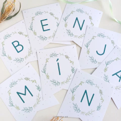 BANDERIN DECO O BANDERIN NOMBRE (8 piezas) - comprar online