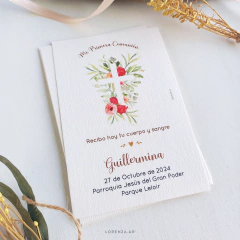 ESTAMPITA COMUNIÓN MODELO HELENA - Lorenza Diseño