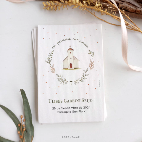 ESTAMPITA COMUNIÓN MODELO MARIANO - comprar online