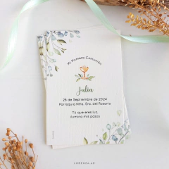 ESTAMPITA COMUNIÓN MODELO JULIA VERDE - comprar online