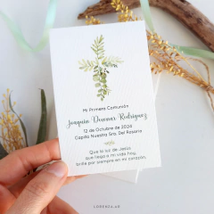 ESTAMPITA COMUNIÓN MODELO CRUZ