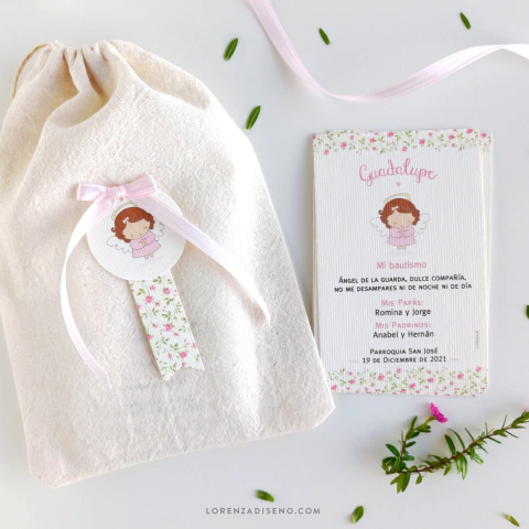 ESTAMPITA BAUTISMO MODELO GUADALUPE