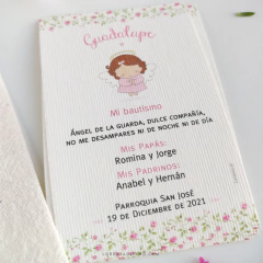 ESTAMPITA BAUTISMO MODELO GUADALUPE - comprar online