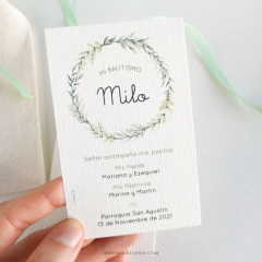 ESTAMPITA BAUTISMO MODELO MILO en internet