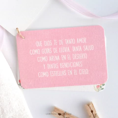 ESTAMPITA BAUTISMO LIBRITO MODELO MARGARITA - comprar online