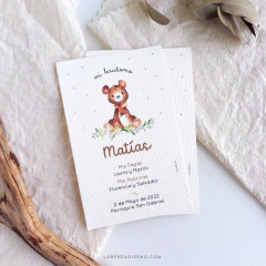 ESTAMPITA BAUTISMO MODELO OSITO MATÍAS
