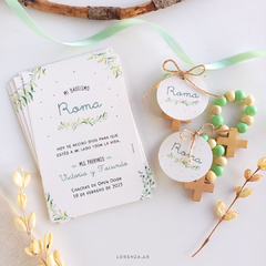 ESTAMPITA BAUTISMO MODELO ROMA - comprar online