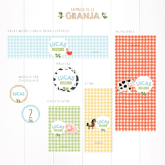 Imagen de KIT IMPRIMIBLE - ANIMALES DE LA GRANJA