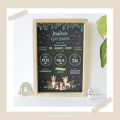 LÁMINA INFOGRAFÍA PIZARRA / GRANDE / SIN MARCO - - TEMÁTICA A ELECCIÓN - comprar online