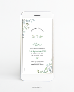 INVITACIÓN DIGITAL BAUTISMO O COMUNIÓN - comprar online