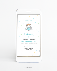 INVITACIÓN DIGITAL BAUTISMO O COMUNIÓN - comprar online