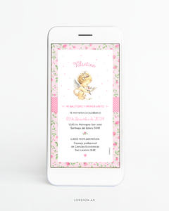 Imagen de INVITACIÓN DIGITAL BAUTISMO O COMUNIÓN