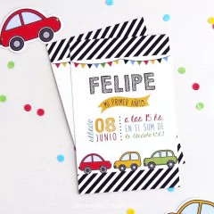 10 INVITACIONES IMPRESAS - TEMÁTICA A ELECCIÓN - comprar online