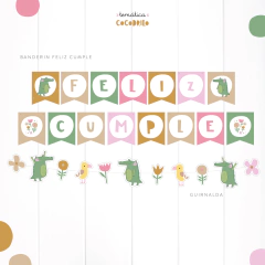 COCODRILO / DECORACION CUMPLEAÑOS IMPRESO - comprar online