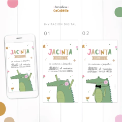 COCODRILO / DECORACION CUMPLEAÑOS IMPRESO - Lorenza Diseño
