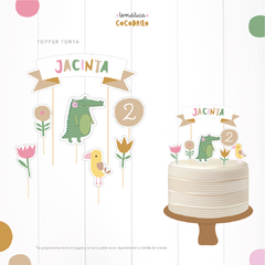 COCODRILO / DECORACION CUMPLEAÑOS IMPRESO en internet