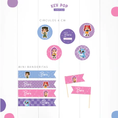 TEMÁTICA GUERRERAS K-POP - tienda online
