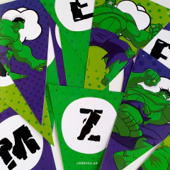 TEMÁTICA - INCREIBLE HULK - Lorenza Diseño