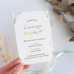 ESTAMPITA BAUTISMO MODELO SANTI - tienda online
