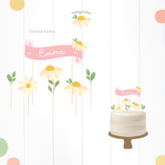 MARGARITAS - KIT DECORACION CUMPLEAÑOS IMPRESO en internet