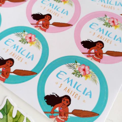 PLANCHA DE STICKERS - TEMÁTICA A ELECCIÓN - Lorenza Diseño