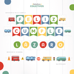 KIT IMPRIMIBLE - COLECTIVOS - comprar online