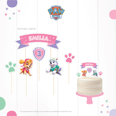 TEMÁTICA PAW PATROL - PATRULLA CANINA NENA - comprar online