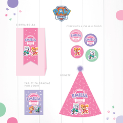 TEMÁTICA PAW PATROL - PATRULLA CANINA NENA - Lorenza Diseño