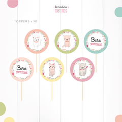 KIT IMPRIMIBLE - GATITOS - Lorenza Diseño