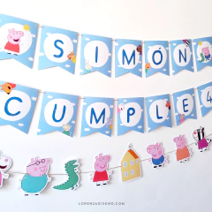 GUIRNALDA CON FORMITA DE PERSONAJES - TEMÁTICA A ELECCIÓN - comprar online