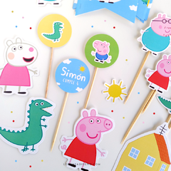Imagen de PEPPA PIG - KIT DECORACION CUMPLEAÑOS IMPRESO