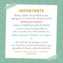 CARTEL GRANDE - TEMÁTICA A ELECCIÓN - tienda online