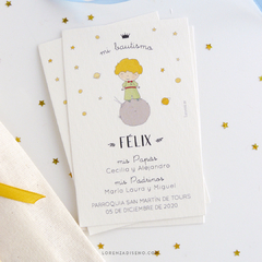 ESTAMPITA BAUTISMO MODELO FELIX - PRINCIPITO