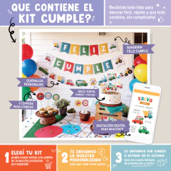 DEPORTES - KIT DECORACION CUMPLEAÑOS IMPRESO - Lorenza Diseño