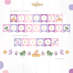 Imagen de TEMÁTICA RAPUNZEL - ENREDADOS