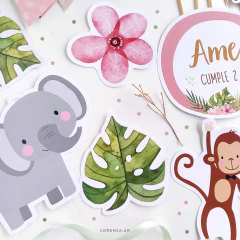 TEMÁTICA SELVA NENA - COLORES PASTELES - tienda online