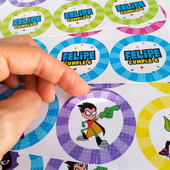 KIT IMPRIMIBLE - TEEN TITANS - comprar online