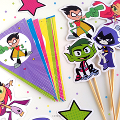 KIT IMPRIMIBLE - TEEN TITANS