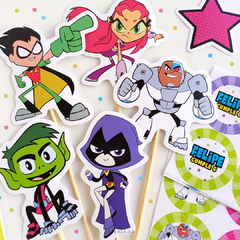 KIT IMPRIMIBLE - TEEN TITANS - Lorenza Diseño