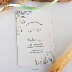 ESTAMPITA COMUNIÓN MODELO VALENTINA - comprar online