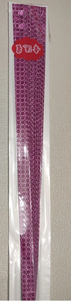 18 CINTAS BRILLOSAS VIOLETA LUNARES GRANDES . Para hacer estrellas de la suerte. - comprar online