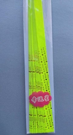 CINTA FLUO AMARILLO para estrellas de la suerte o lucky star