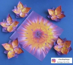 MIX FOTOS NATURALEZA . 12 hojas diferentes bifaz. 15x15cm. Marca Tuttle . Fraccionado - tienda online