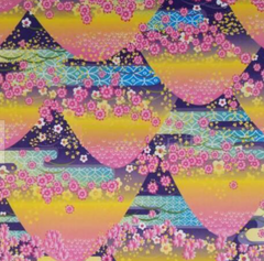 52 hojas DEGRADE lila /verde. 15x15cm simple faz. Daiso - tienda online
