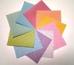 20 hojas ESTRELLAS 15x15cm. Doble faz. Tapa amarilla. Jong ie Nara - comprar online